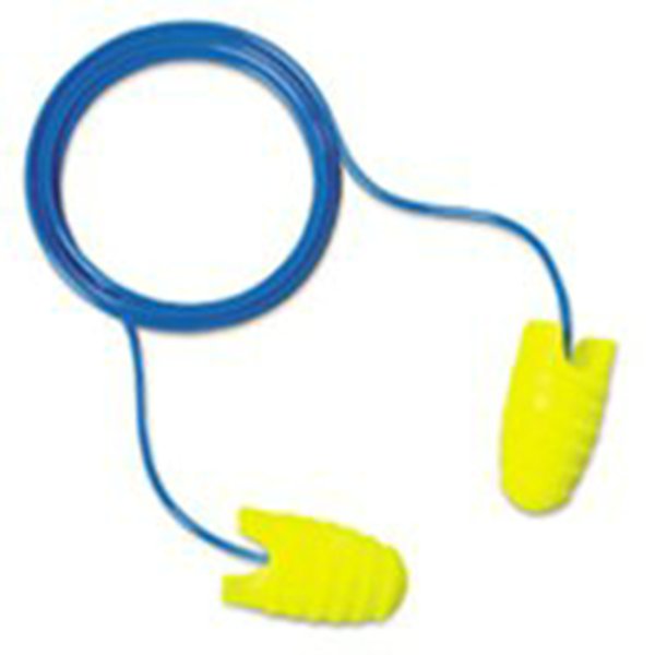 EARPLUG, DISPOSABLE, EARSOFT GRIPPER, 31 DB, YELLOW CORDED