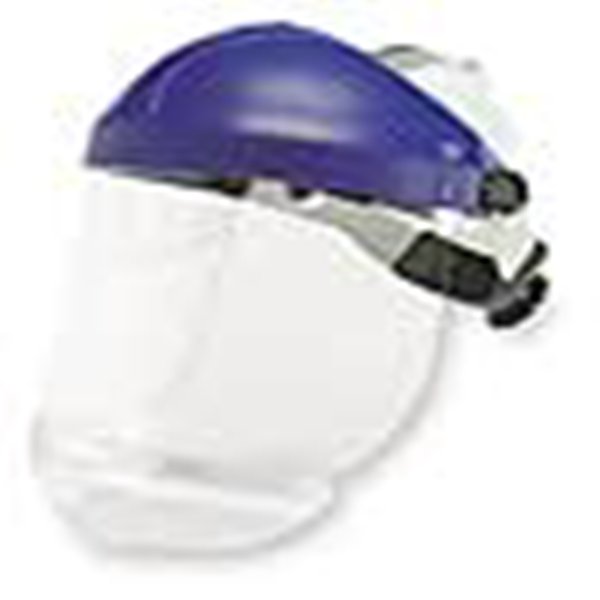 HEADGEAR,RACHET W/CHIN PROTECTOR - CLEAR