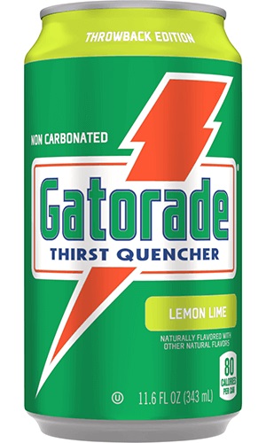 GATORADE LEMON LIME CANS
