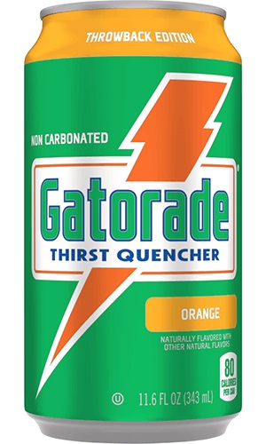 GATORADE ORANGE CANS