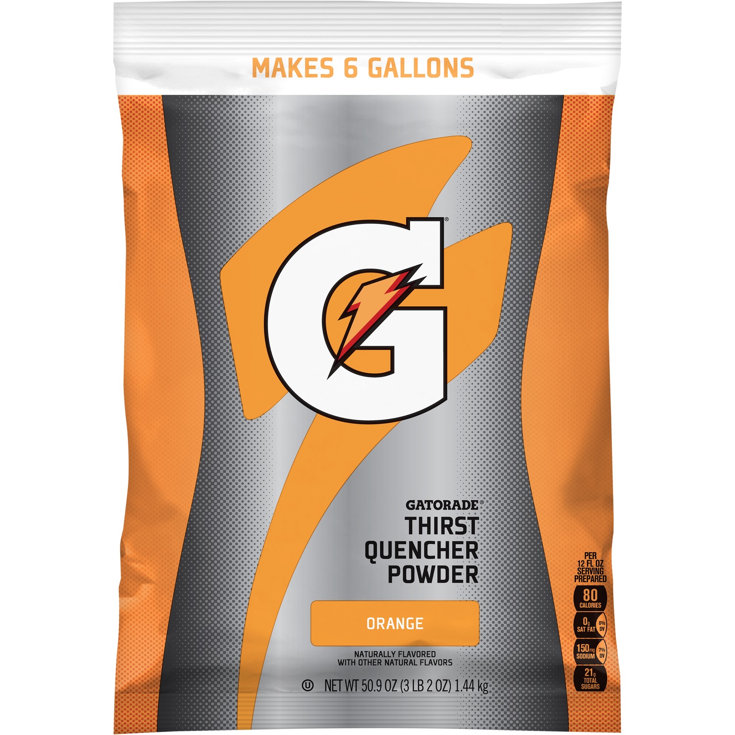 GATORADE, INSTANT POWDER, ORANGE, 32/PACK