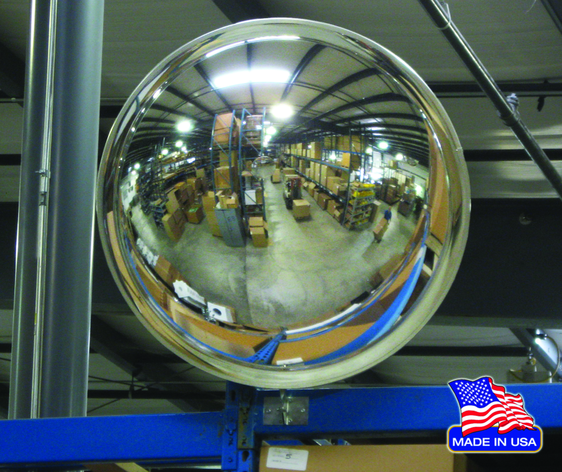 MIRROR,32" DOMEVEX,WIDE VIEW,INDOOR,1 TELESCOPING BRACKET